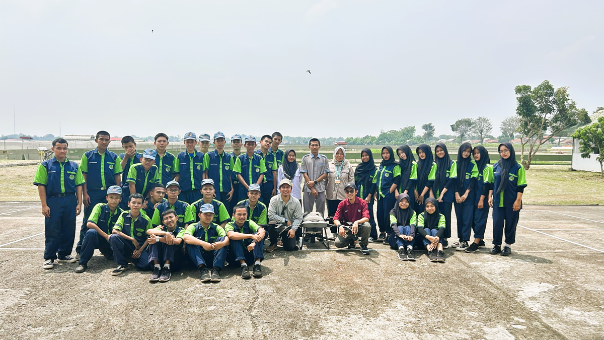 Kunjungan siswa SMKN Pertanian Karawang ke CPD Syngenta Cikampek
