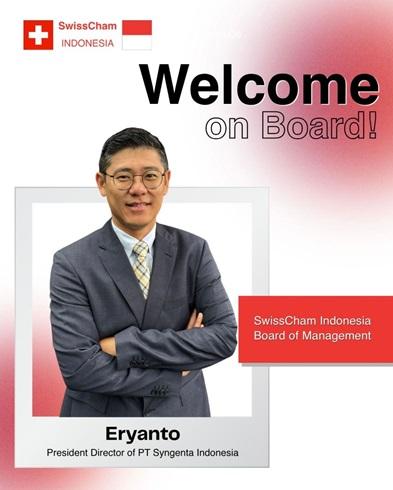 Bapak Eryanto as Board of Management Swisscham Indonesia